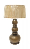 Лампа настольная с абажуром бронзовая 