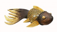 Рыба коричневая с инкрустацией L50см