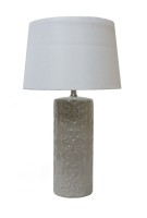 Лампа настольная с абажуром h69,5 d39,5см керамика